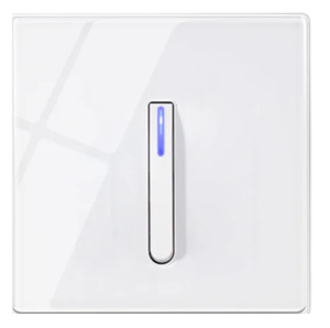 PIANO SWITCH 1G 2W GLOSS WHITE
