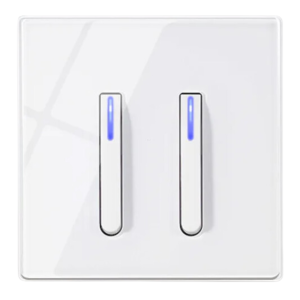 PIANO SWITCH 2G 2W GLOSS WHITE