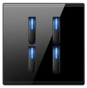 PIANO SWITCH 4G 2W GLOSS BLACK