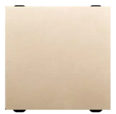 BLANK COVER 2MODULE CHAMPAGNE GOLD