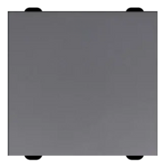 BLANK COVER 2MODULE GREY