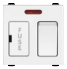DOUBLE POLE 13A WHITE