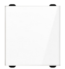 BLANK COVER 2MODULE WHITE