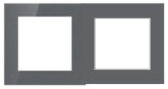 MODULAR FRAME 4 MODULE TEMPERED GLASS GREY