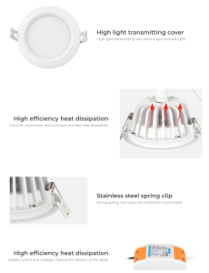 LED DOWNLIGHT ROUND 230V 6W RGB+CCT