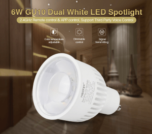 LED GU10 SPOTLIGHT 6W DUAL WHITE (2.4Ghz RF)