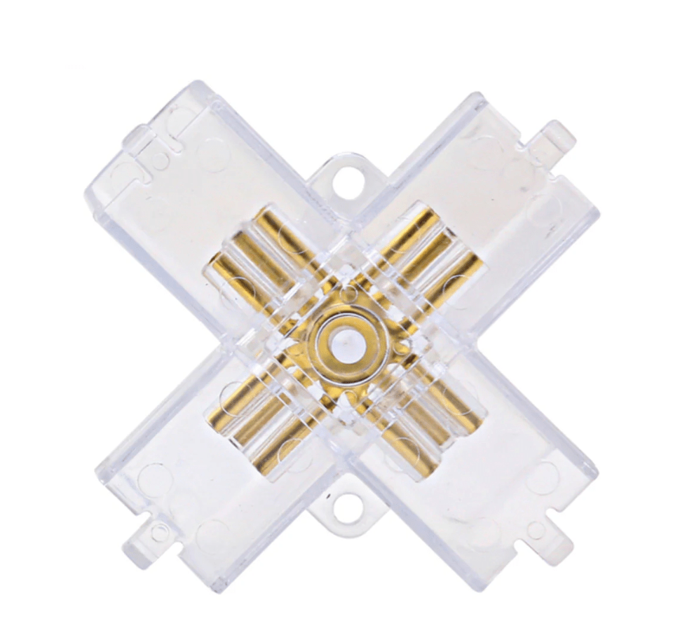 TUBE LIGHT T10 X-CONNECTOR (4x90°)