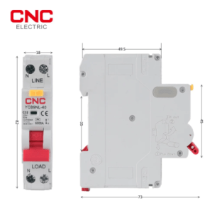 RCBO 2P 30mA TYPE A 6kA 