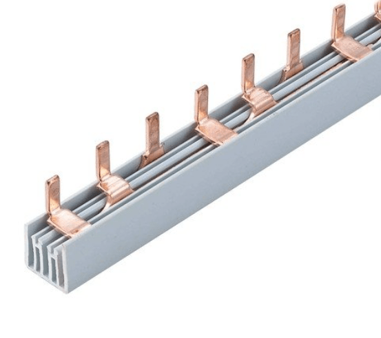 BUSBAR 3PH 4P 63A FORK 1M
