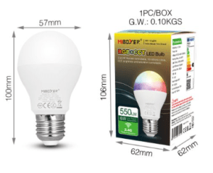 LED BULB SPOTLIGHT 6W RGB+CCT (2.4Ghz RF)