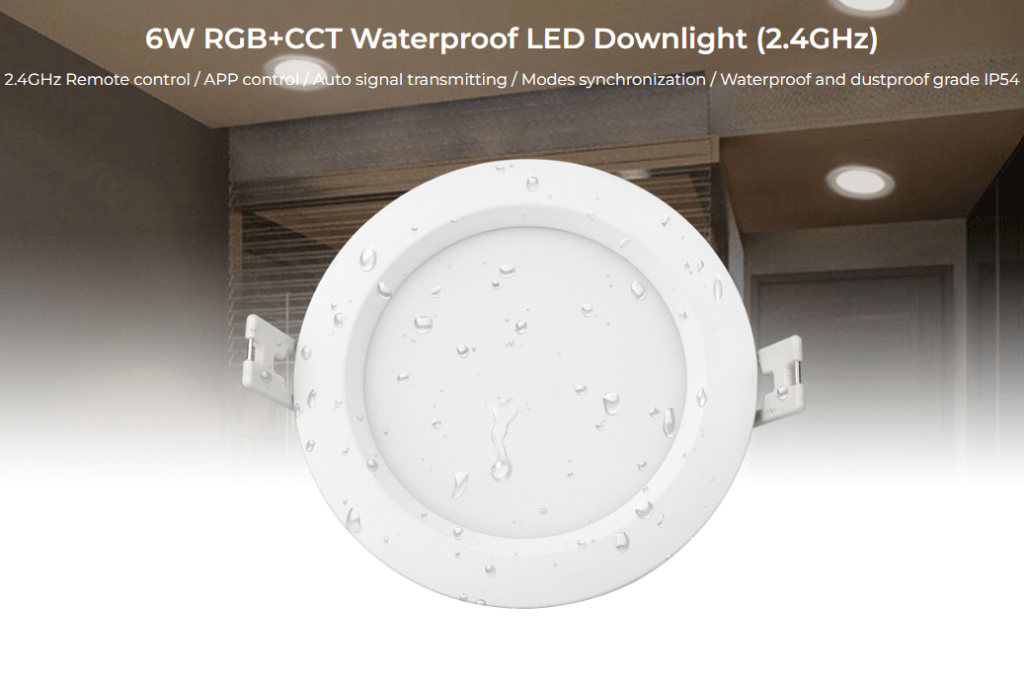 LED DOWNLIGHT ROUND 230V 6W RGB+CCT