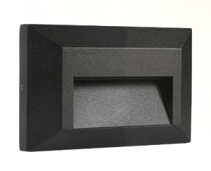 LED STEP LIGHT BLACK 3W 4000K IP65