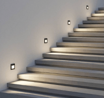 LED STEP LIGHT BLACK 3W 4000K IP65
