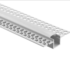 ALUMINIUM RECESSED MOUNTED GYPSUM PROFILE 2M (55.0X12.8MM)