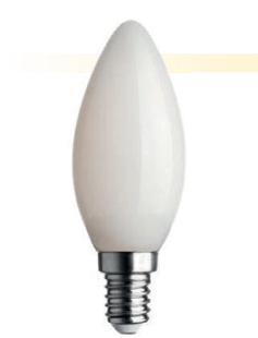 E14 4000K 4.5W WHITE FILAMENT