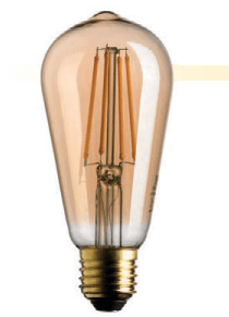 E27 3000K 7W SMOKED VINTAGE FILAMENT