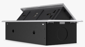 FLIP DOUBLE SOCKET OUTLET UNIVERSAL + USB 2.0 + TYPE C
