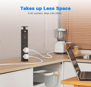 POP UP SOCKET UK + USB 2.0 BLACK