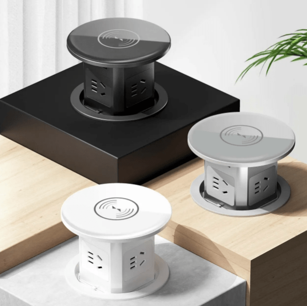 POP UP SOCKET UNIVERSAL + USB 2.0 TYPE C + WIRELESS CHARGER
