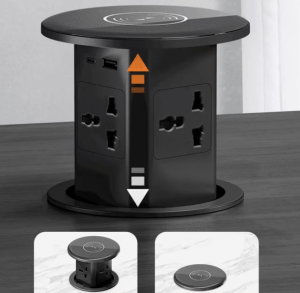 POP UP SOCKET UNIVERSAL + USB 2.0 TYPE C + WIRELESS CHARGER
