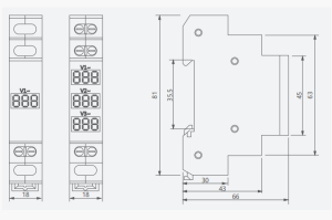 VOLTAGE INDICATOR 1PH 1M 230V 50HZ