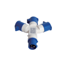 INDUSTRIAL PLUG/SOCKET OUTLET 1PHx3 16A 3 PIN 6H IP44