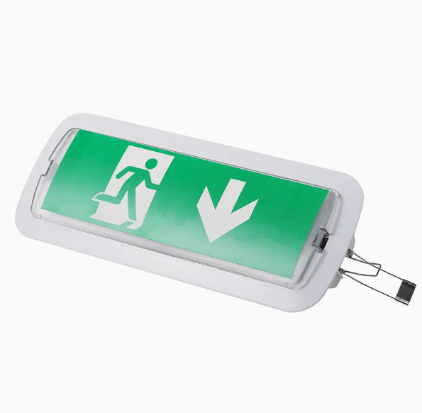 EMERGENCY EXIT SURFACE/RECESSED MAINTAINED 3HRS 