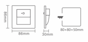 KD-LSLD-1.5W-GLD-PIR