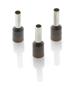FERRULE SINGLE 4MM GREY (100PCS)