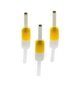 FERRULE SINGLE 1MM YELLOW (100PCS)