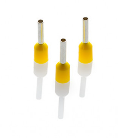 FERRULE SINGLE 1MM YELLOW (100PCS)