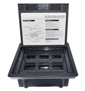 FLOOR BOX 6 COMPARTMENTS