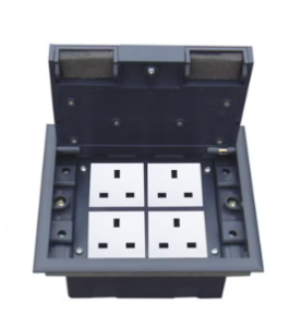 FLOOR BOX 4 COMPARTMENTS