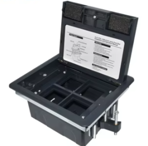 FLOOR BOX 4 COMPARTMENTS