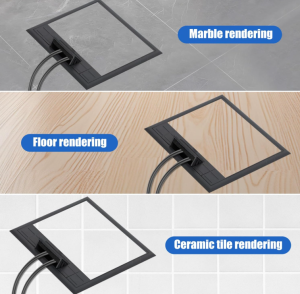FLOOR BOX 4 COMPARTMENTS